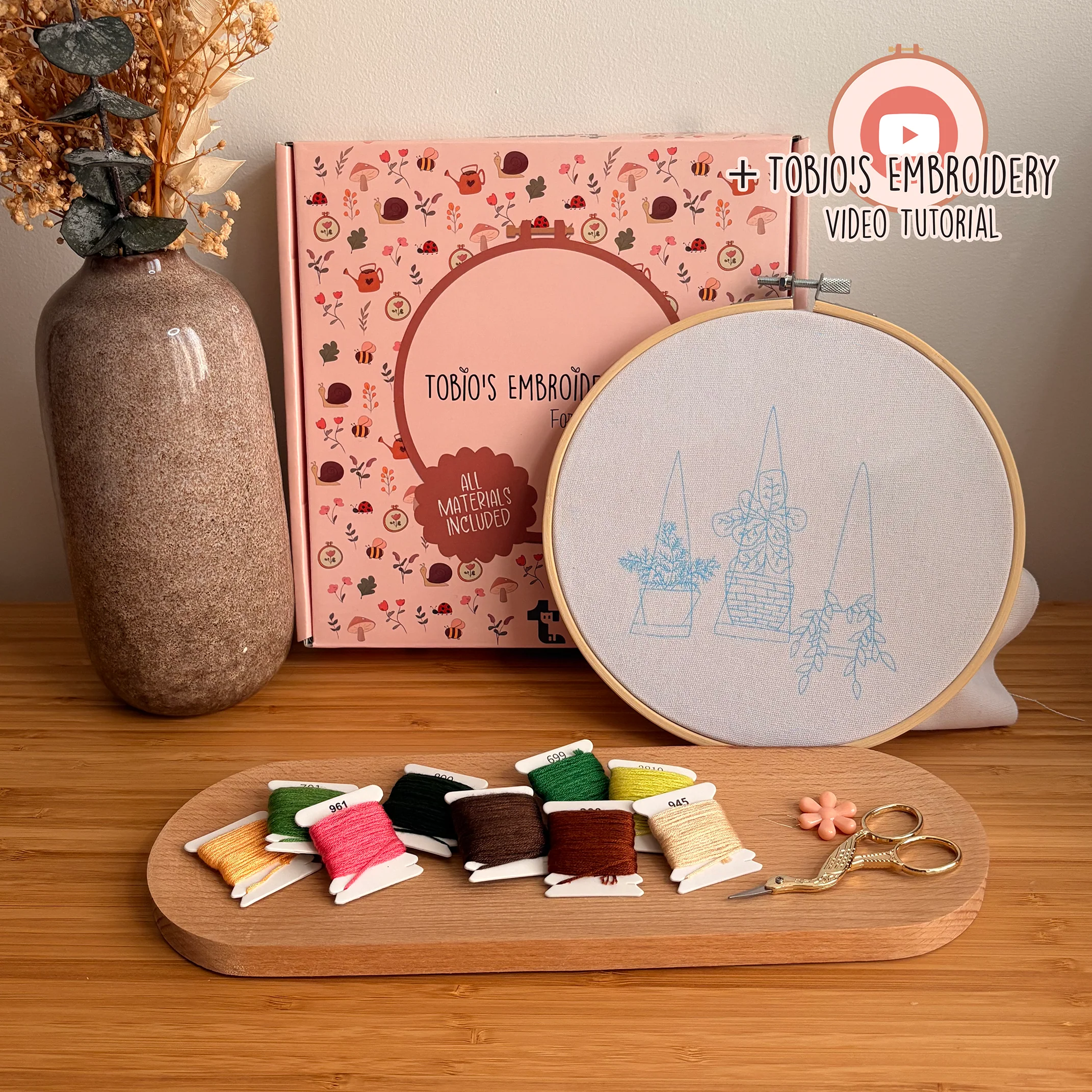Hang In There - Embroidery Kit - Image 3