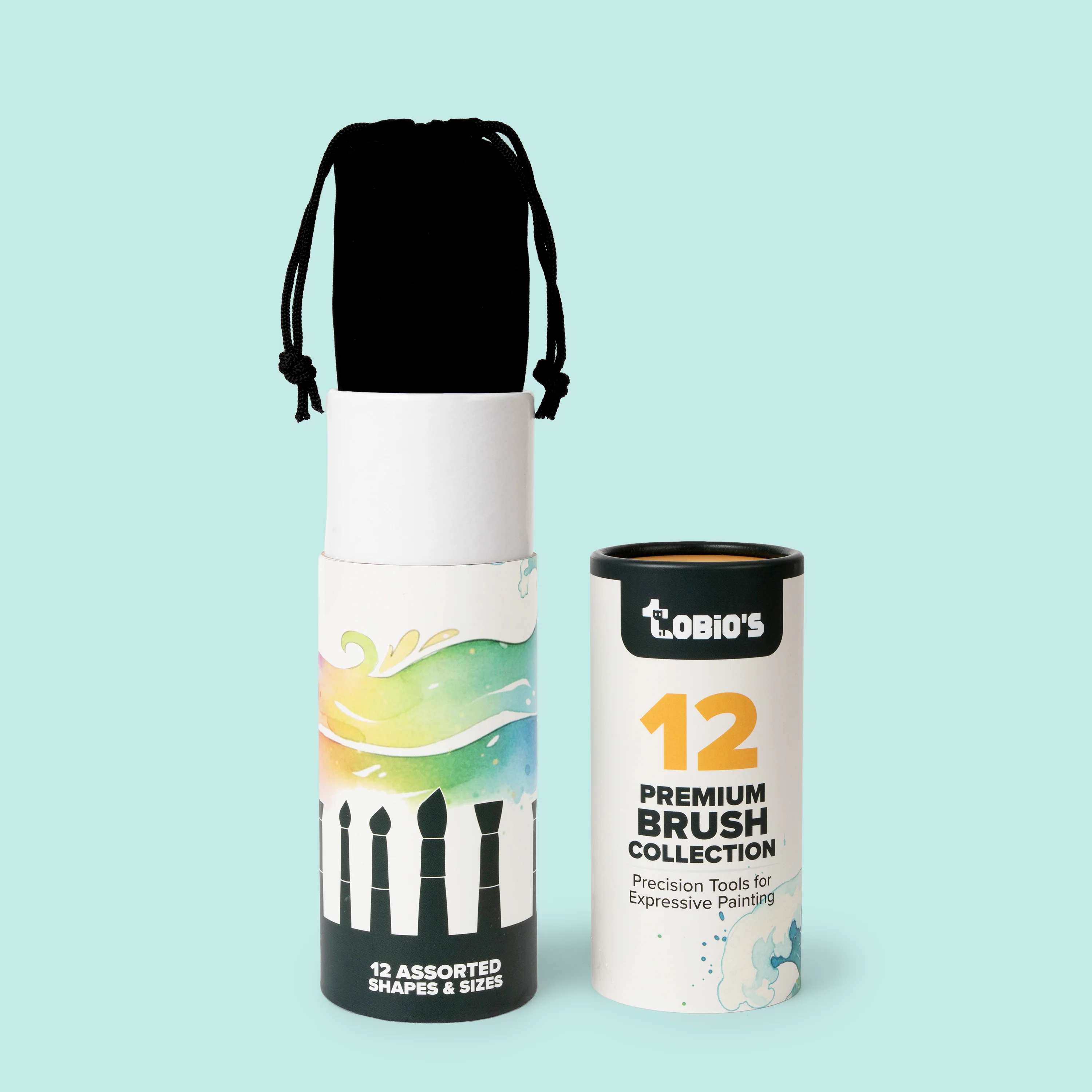 Tobio’s Artist Brush Set (12 Pcs) - Image 2