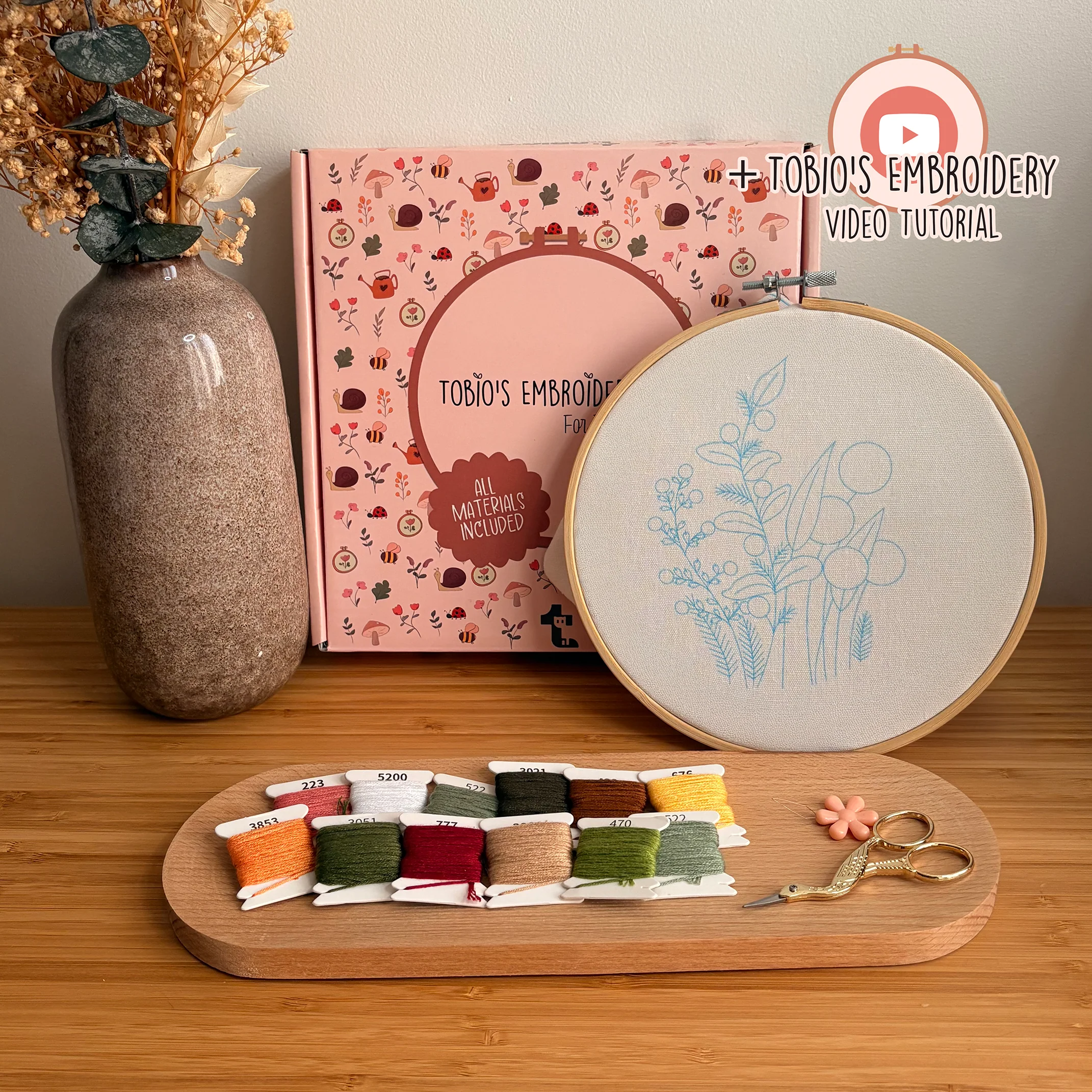 Field of Joy - Embroidery Kit - Image 3