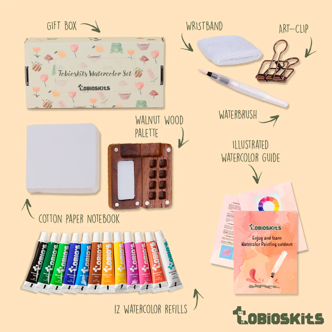 TobiosKits™ Watercolor Kit