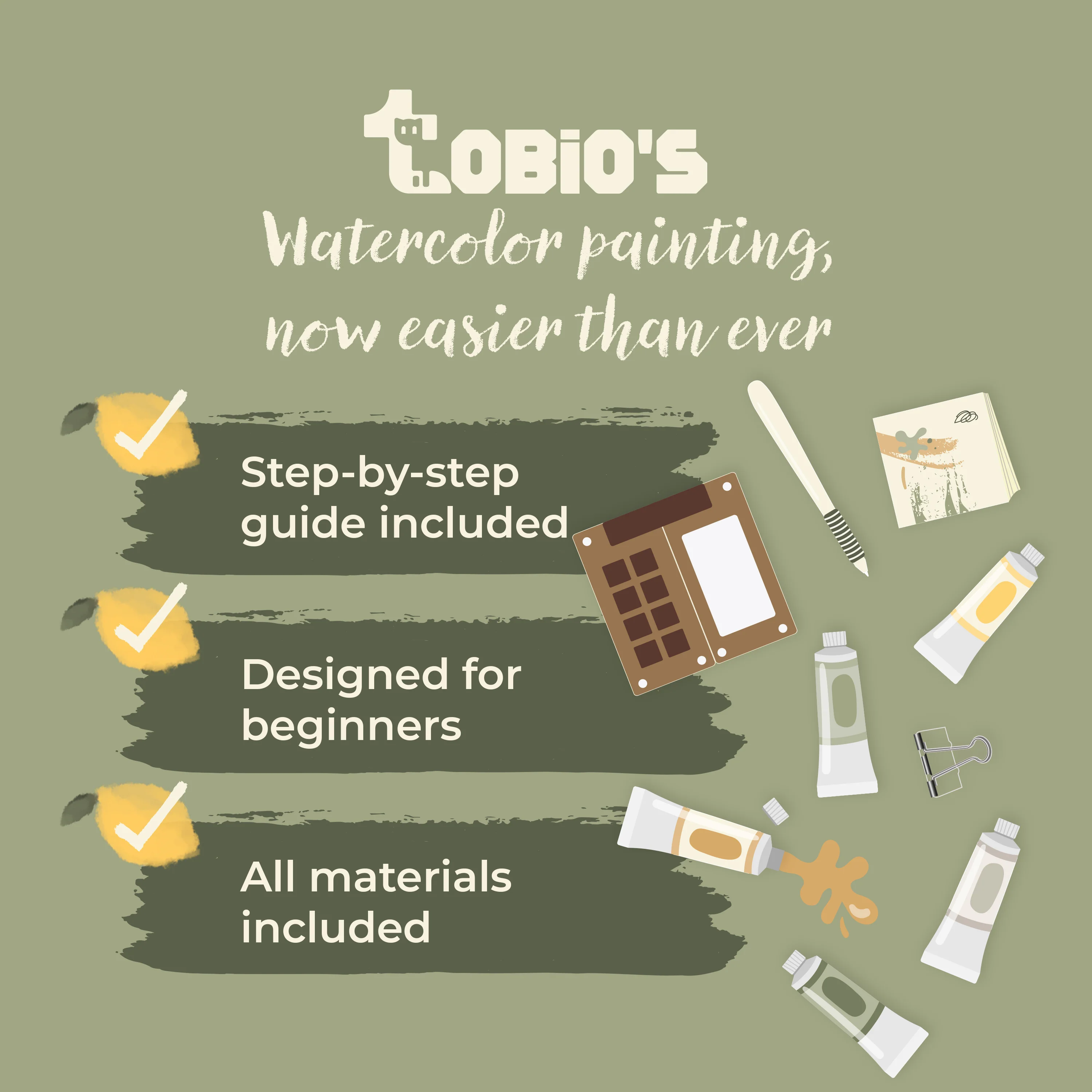 Tobioskits Watercolor Kit - Image 10
